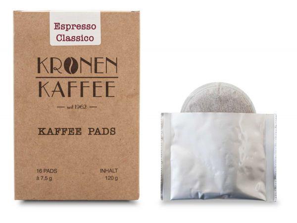 Espresso Classico, Soft-PAD, 16x7,5g=120g